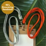 Set of sustainable recycled lanyards from scrap fabric for rent