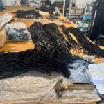 Production in USA for recycled military fabric rental lanyards