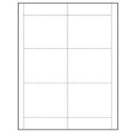 Template of the printable 4" x 3" name badge insert paper for office printing