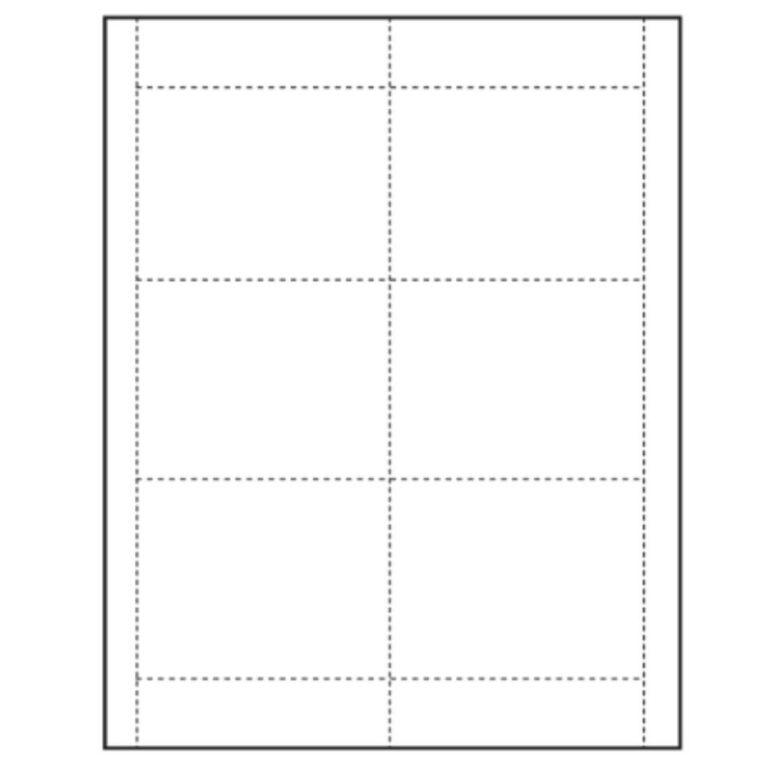 Template of the printable 4" x 3" name badge insert paper for office printing